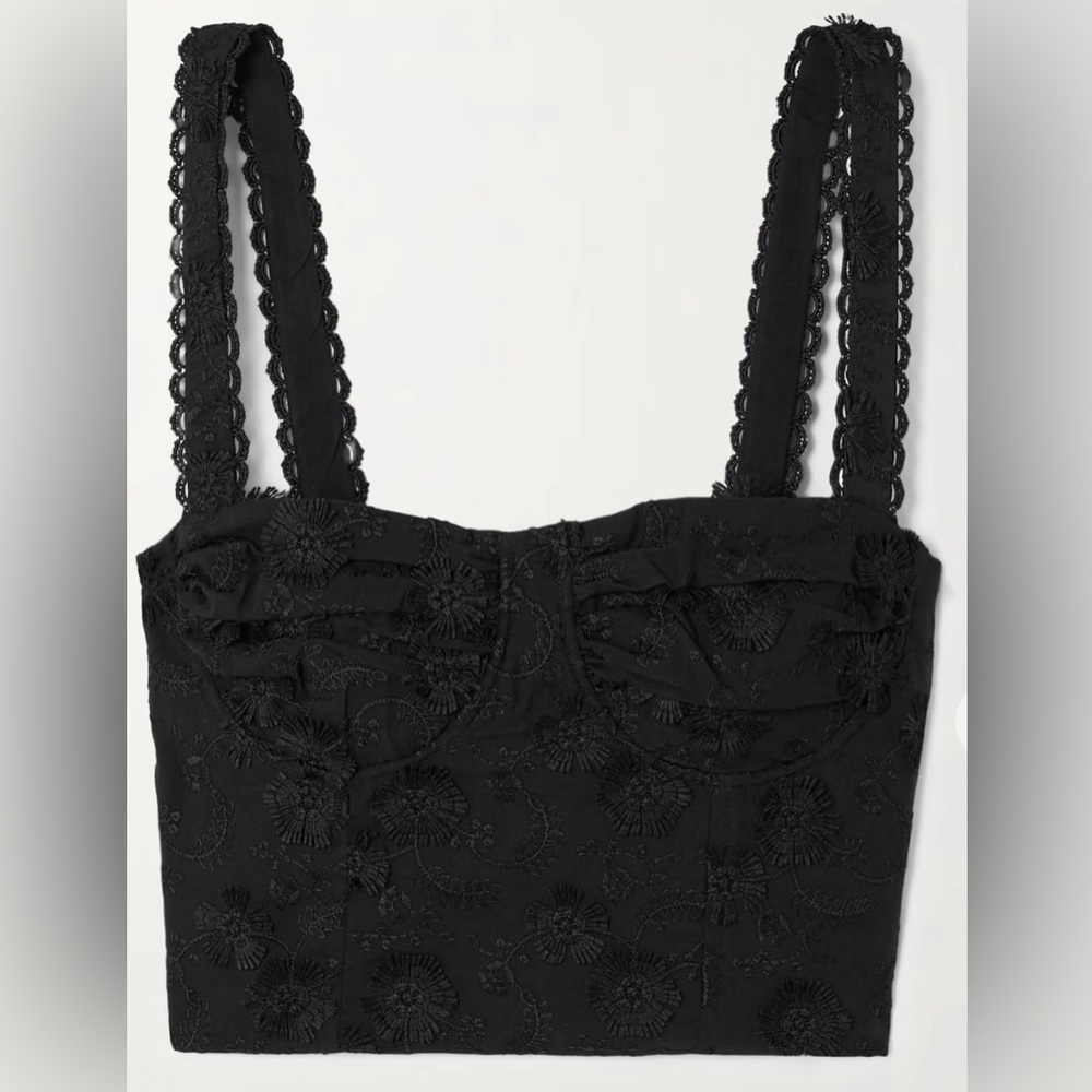 Farm Rio Bustier Crop Top